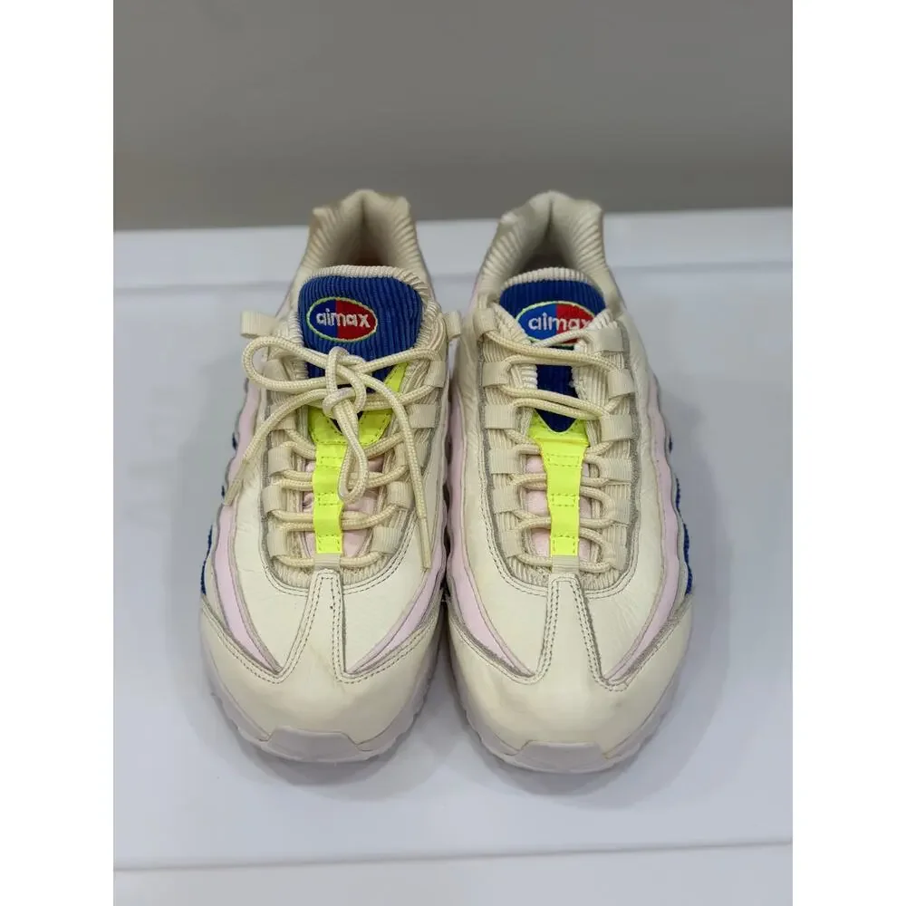 Nike Women's Air Max 95 SE 'Panache' Corduroy Sail/Arctic Pink AQ4138-101 Size 7